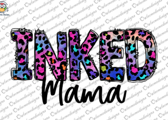 Inked mama t-shirt design