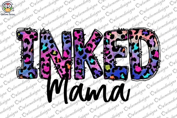 Inked mama t-shirt design