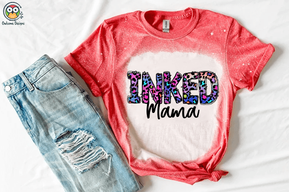 Inked mama t-shirt design