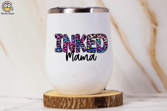 Inked mama t-shirt design