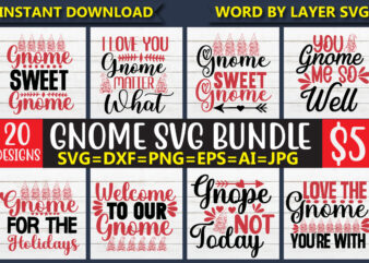 Gnome SVG Bundle, 20 svg vector t-shirt design bundle,Gnomies svg, Gnomes svg, Gnome dxf, Gnome png, Gnome eps, Gnome vector, Gnome cut files, Nordic Gnome Svg,Gnome SVG Bundle Camping SVG