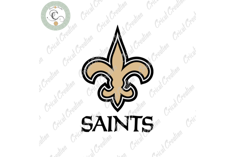 New Orleans Saints Diy Crafts, Saints Svg Files For Cricut, Nhl Logo Silhouette Files, Football Cameo Htv Prints