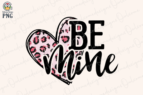 Be mine heart t-shirt design