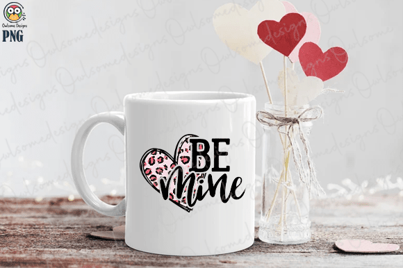 Be mine heart t-shirt design