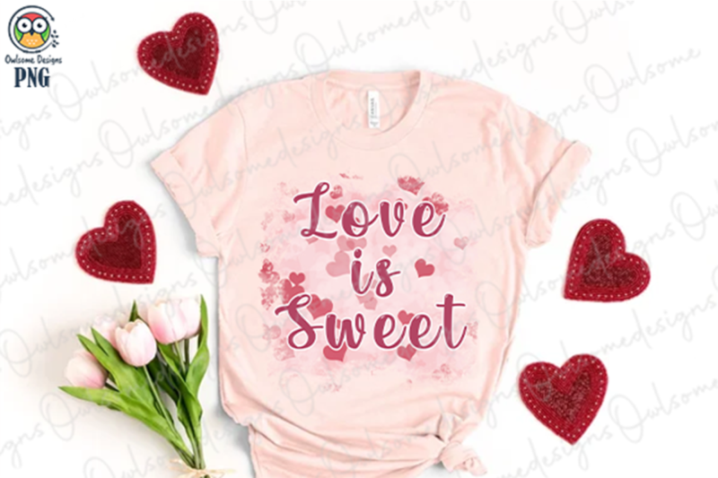 Love is sweet t-shirt design