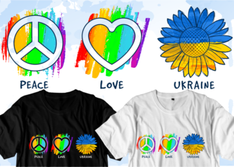 peace love ukraine t shirt designs graphic vector, ukraine flag t shirt designs