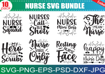 Nurse svg bundle, nurse quotes svg, doctor svg, nurse superhero, nurse svg heart, nurse life, stethoscope, cut files for cricut, silhouette