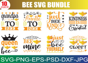 Bee SVG Bundle, Bee Kind Svg, Bee Happpy Svg, Bee Svg, Bee Sayings Svg, Bee Trails Svg, Bee Quote Svg, Bee Wreath Svg, Cut Files for Cricut t shirt template