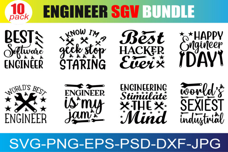 Engineering SVG Bundle, SVG Files for Cr Graphic