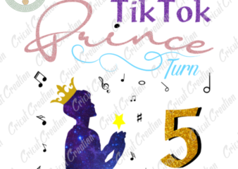 Tiktok Trend , TikTok Prince turn to 5 Diy Crafts, Tiktok lover png Files , Little Prince Silhouette Files, Trending Cameo Htv Prints