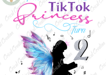 Trending gifts , TikTok Princess turn to 2 Diy Crafts, Angel girl png Files , tiktok lover Silhouette Files, Trending Cameo Htv Prints