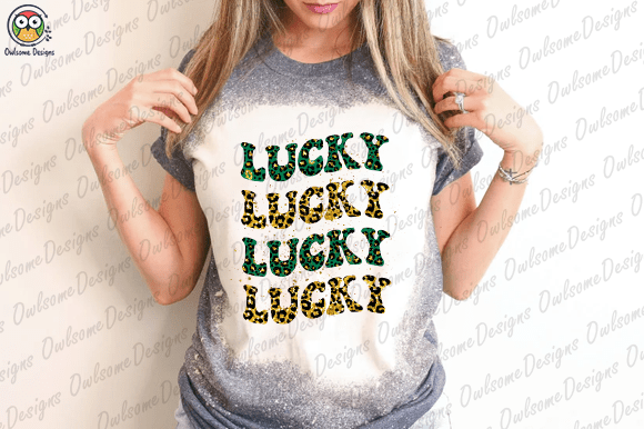 Lucky St Patrick’s Day T-shirt design