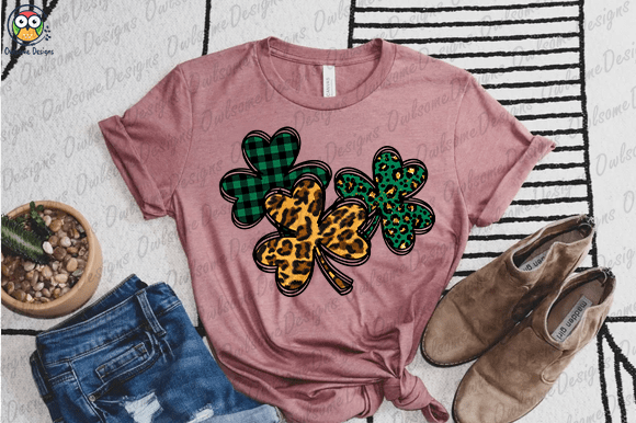 Four-leaf clover t-shirt deisgn