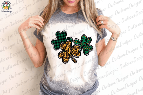 Four-leaf clover t-shirt deisgn