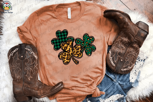 Four-leaf clover t-shirt deisgn