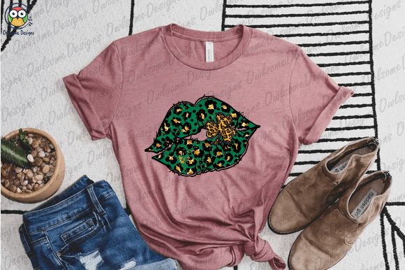 St. Patricks Day Lips T-shirt design