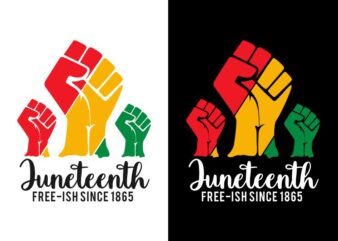 Free – ish 1865 svg, juneteenth svg, black history month t shirt design, black african american svg, freedom day t shirt design, african american t shirt design, black power svg,