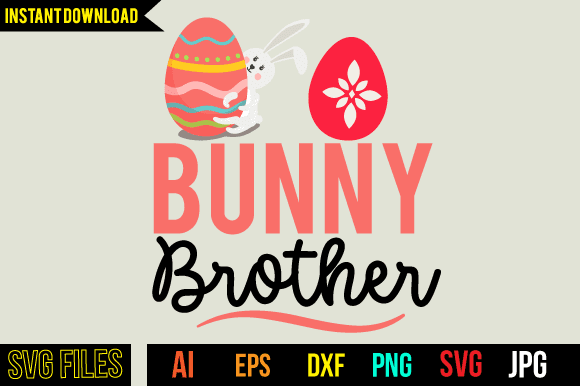 Bunny brother t shirt design,bunny brother svg design,
