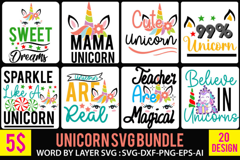 Unicorn T Shirt Bundle,Unicorn TShirt Design Bundle,Unicorn Svg Bundle,Unicorn Svg Bundle Quotes, Unicorn Svg Cut File Bundle, Horse Svg Bundle, Horse T Shirt Design Bundle, Christmas Unicorn Svg Bundle