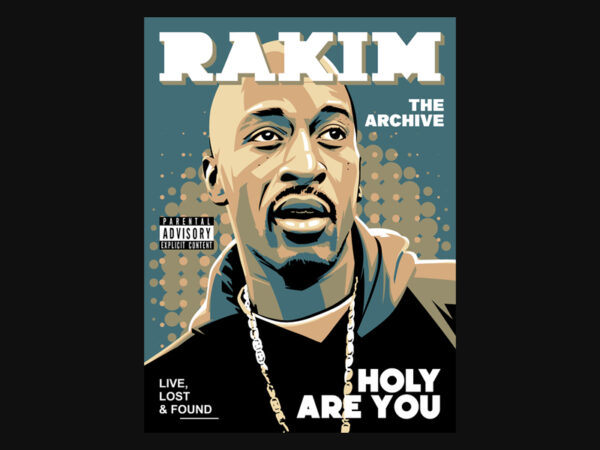 Rakim the archive t shirt design online