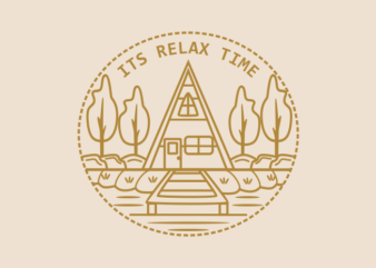 RELAX TIME t shirt design online