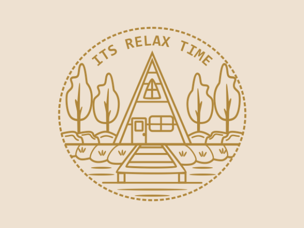 Relax time t shirt design online
