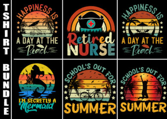 Retro Vintage T-Shirt Design Bundle