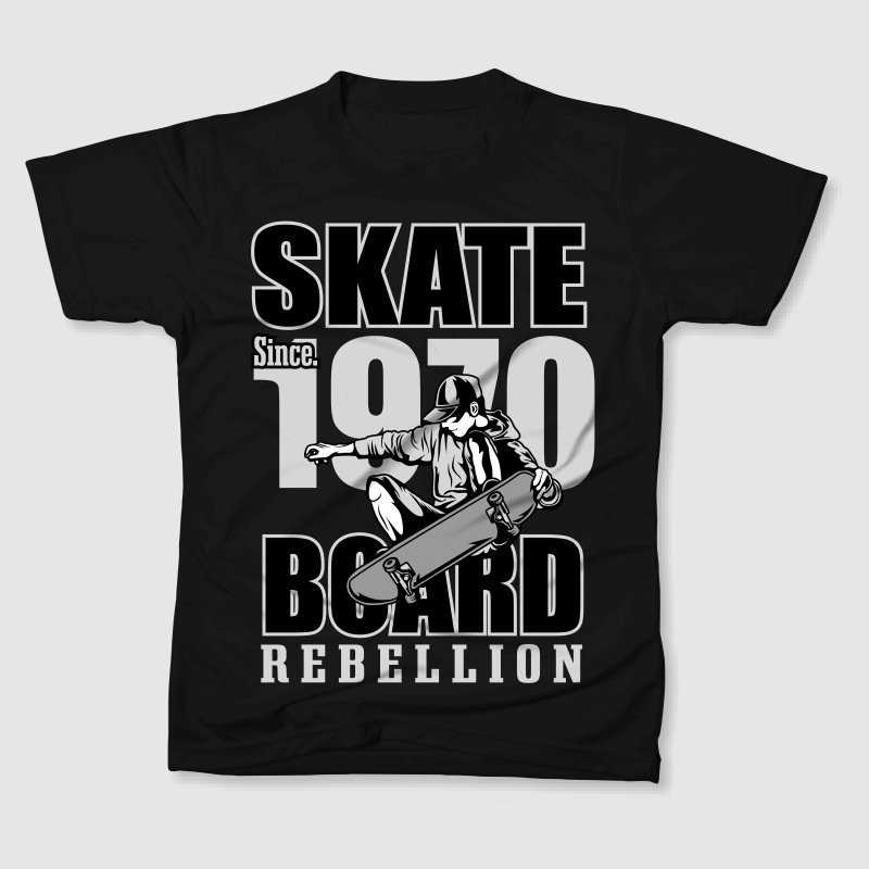 SKATEBOARD REBELLION ART