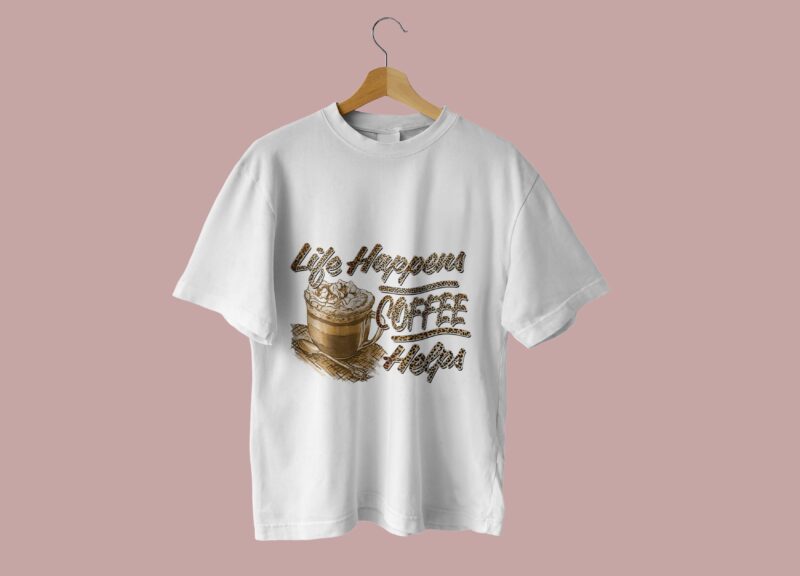 Coffee Sayings Sublimation Bundle Tshirt Design