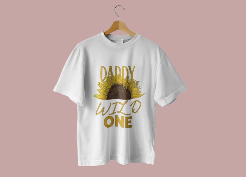 Daddy Of The Wild One Tshirt Design