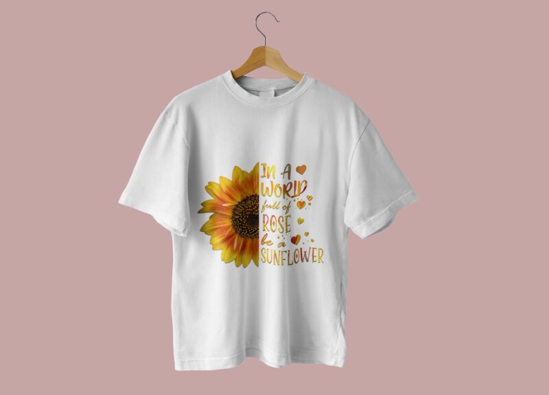 Sunflower Quotes Bundle Tshirt Design