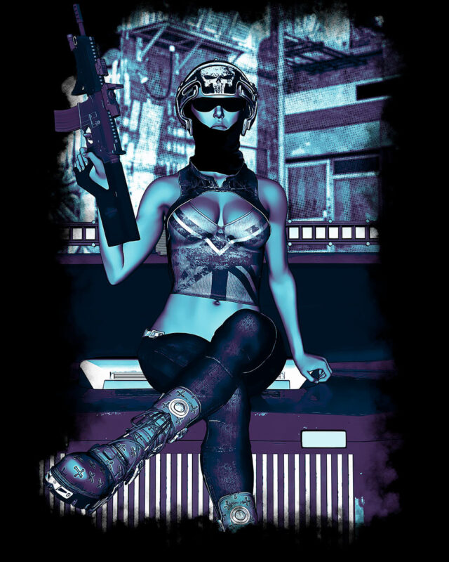 Soldier Girl Cyberpunk