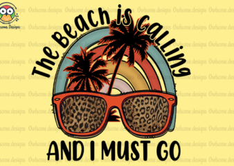 Retro Summer The Beach t-shirt design