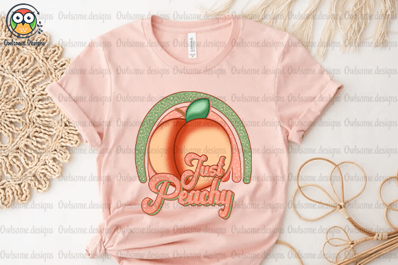 Summer Just Peachy t-shirt design