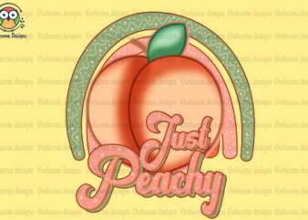 Summer Just Peachy t-shirt design