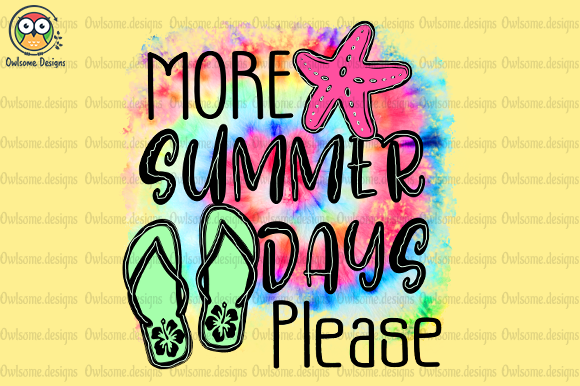 More summer days t-shirt design