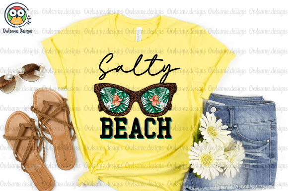 Summer Salty Beach t-shirt design