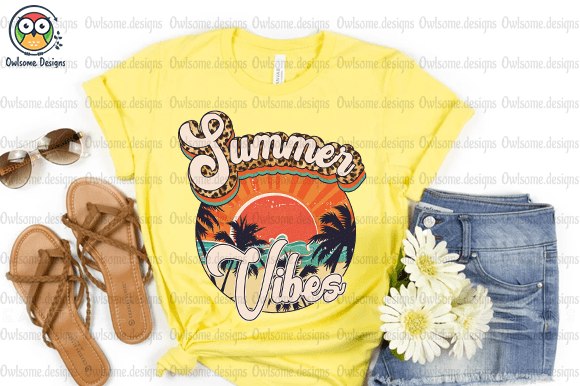 Retro Summer Vibes t-shirt design