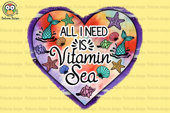 All you need is vitamin sea t-shirt design