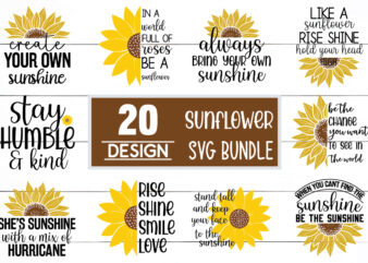 Sunflower Svg Bundle