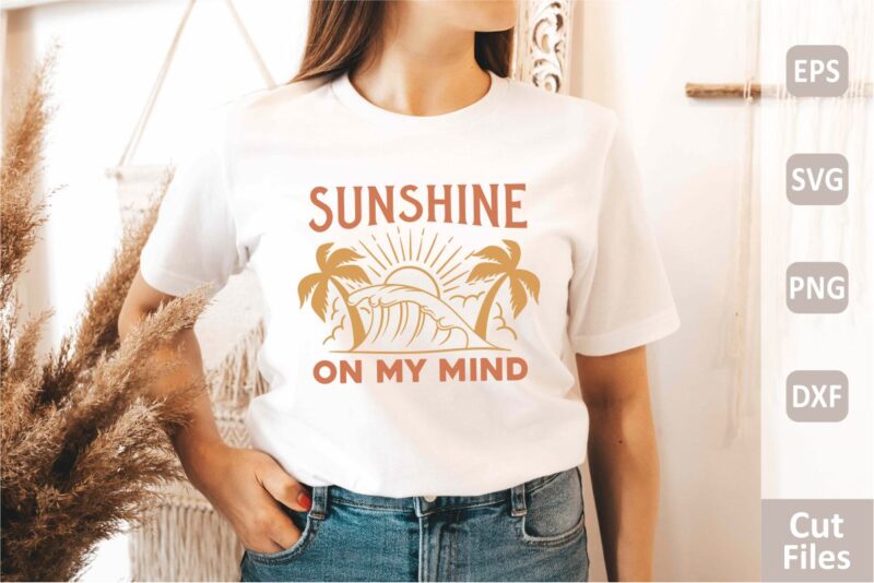 vintage beach t shirt design