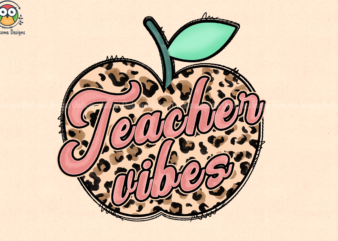 Teacher Vibes t-shirt design