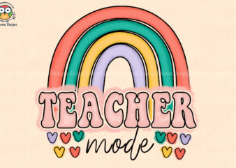 Teacher mode t-shirt design