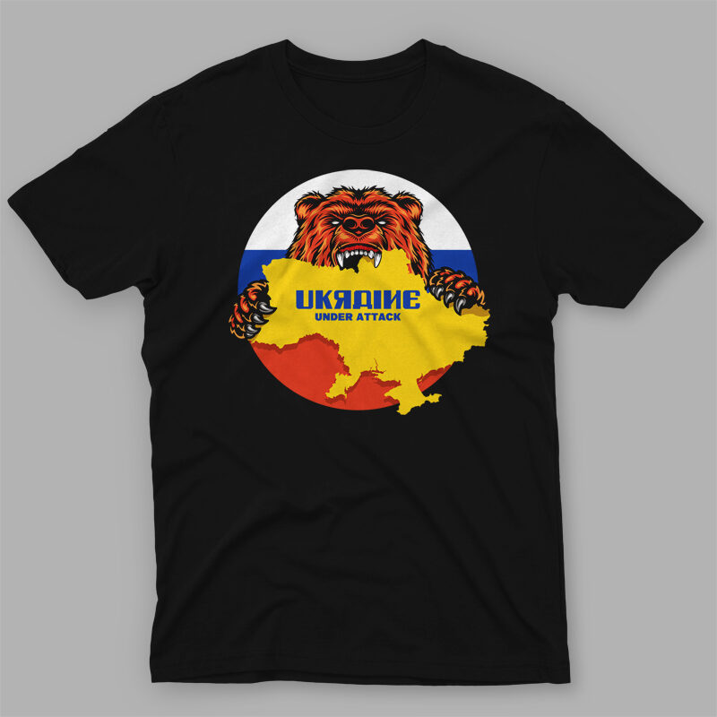 12 UKRAINE T-shirt Designs Bundle