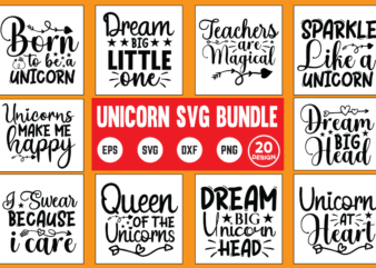 Unicorn SVG Bundle