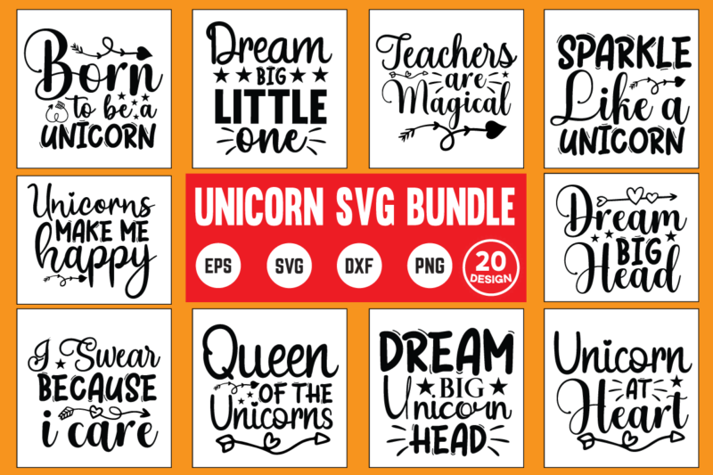 Unicorn SVG Bundle