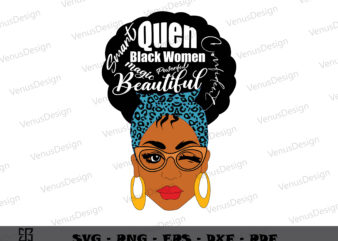 Queen Black Women SVG PNG, Mothers Day Svg, Afro Mom Tshirt Design