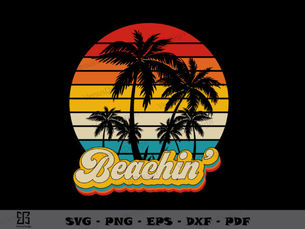 Retro vintage beaching svg png, summer svg, retro vintage tshirt design