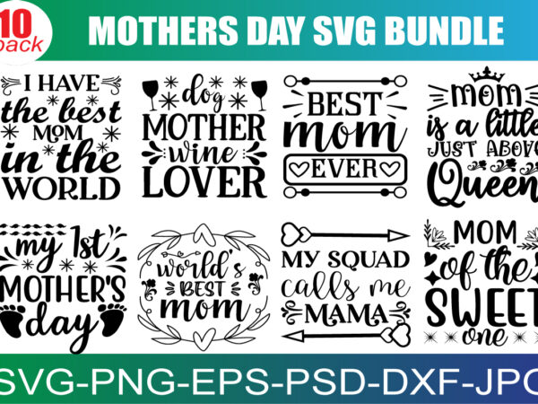 Mom Life Blessed Mama svg Funny Mom SVG Bundle Mom Quotes svg Digital Download MBS-0290 Mom Cut Files Cricut Mom t-shirt svg