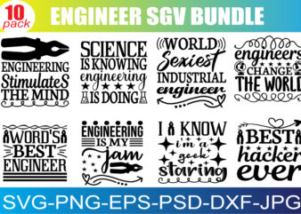 Engineering SVG Bundle, SVG Files for Cr Graphic